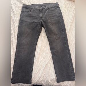 Levi's Men's 514 Straight Fit Dark Grey Jeans